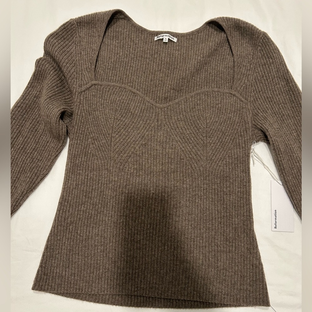 Reformation Glenna Cashmere Sweater